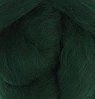 Шерсть для валяния австралийский меринос зеленый ( шерсть для сухого валяния, мокрого валяния)
