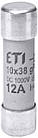 Запобіжник CH 10x38  gPV 12A 1000V (10kA)