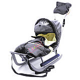 Санки Adbor Piccolino DeLux (повний комплект санок), червоні, фото 8