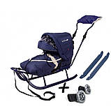 Санки Adbor Piccolino deLux + Колеса, фото 4