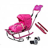 Санки Adbor Piccolino deLux + Колеса, фото 6