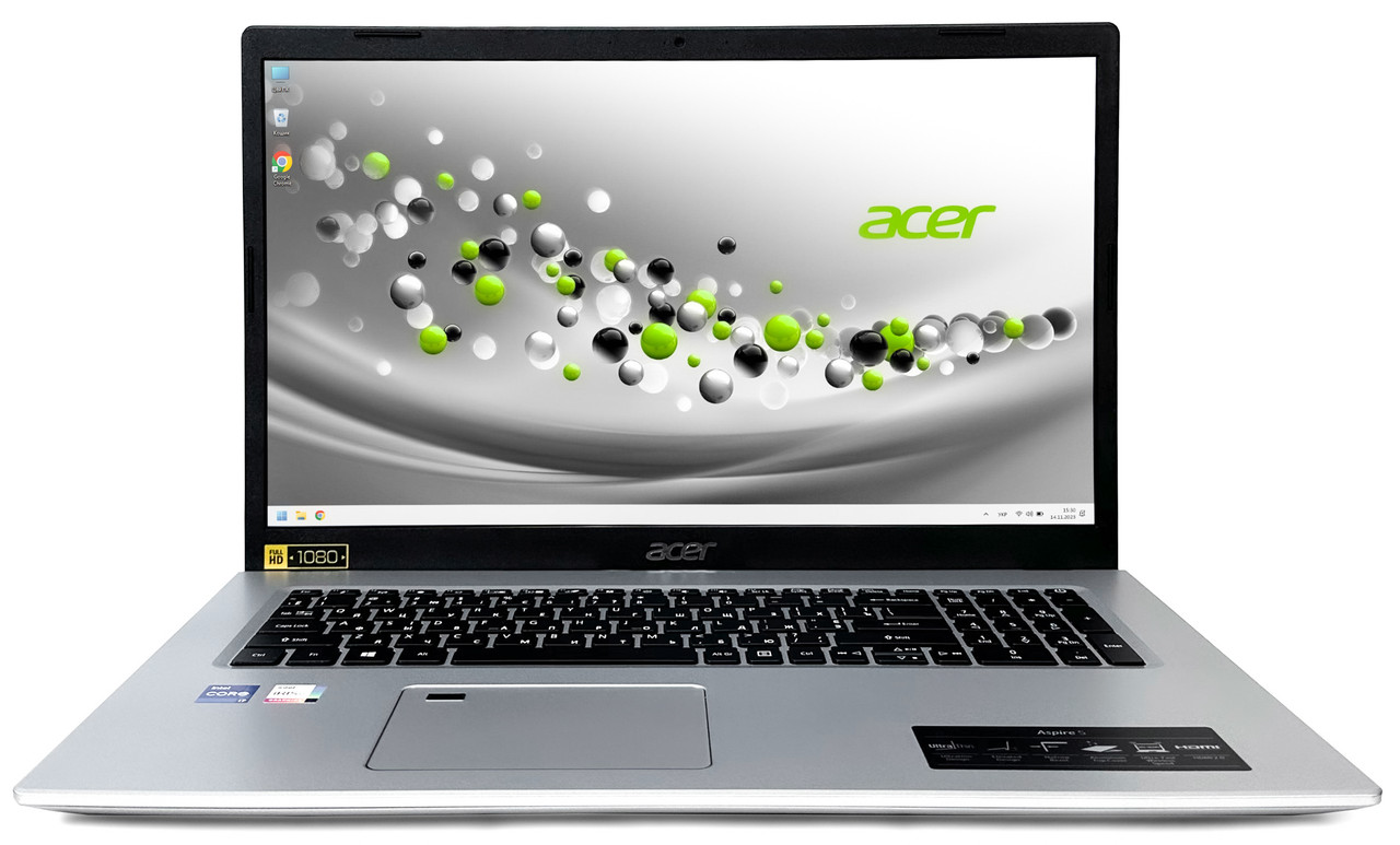 Ноутбук Acer Aspire 5 A517: Core i7-1165G7 / DDR4 12 ГБ / SSD 256 ГБ / Intel Iris Xe Graphics / 17.3"