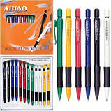 Ручка кулькова автоматична синя на кнопці Aihao AH-503, фото 3