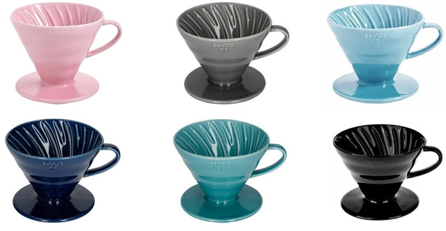 Керамический Пуровер HARIO V60 PINK Model розовый, купить пуровер для заваривания кофе