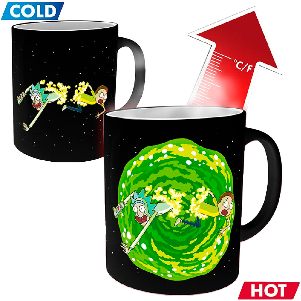 Чашка хамелеон RICK AND MORTY Portal (Рік і Морті), фото 1