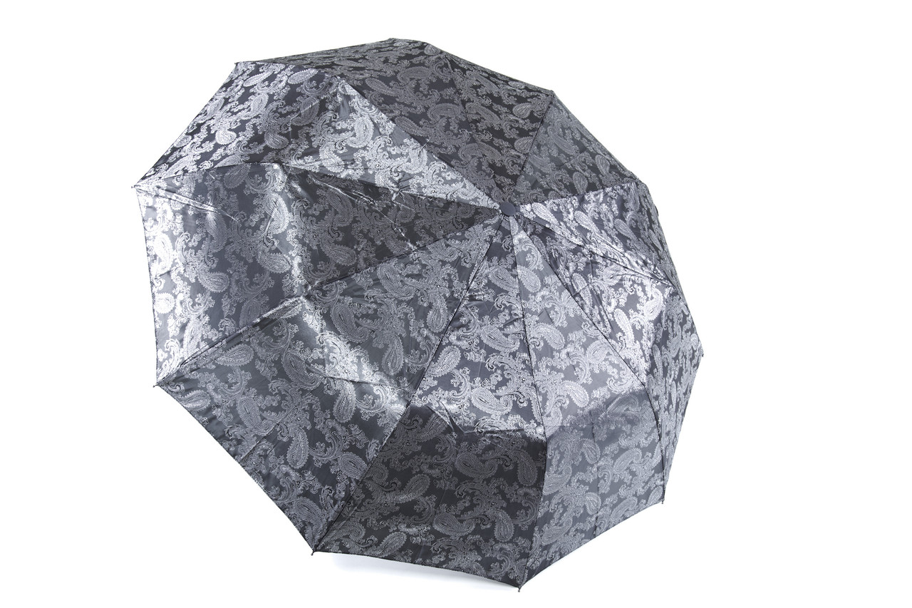 Парасолька проти дощу жіноча поліестер сіра Арт.524-3 Bellissimo (54), фото 1