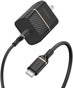 Зарядний пристрій OtterBox Wall Charger USB-C 20W + OtterBox USB C-C 1M Cable (вилка США)