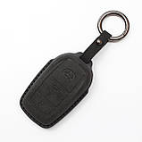Чохол з алькантари для ключа TOYOTA Land Cruiser, Prado, Tundra, Camry, CH-R, Avalon, Prius, Corolla, Sequoia, фото 3