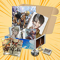 Подарунковий бокс Аніме Attack on Titan 8 предметів (Випадкові зображення)