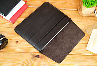 Чохол для iPad Дизайн №24 з натуральної шкіри колір Шоколад, фото 3