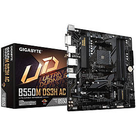 Материнська плата Gigabyte B550M DS3H AC Socket AM4 (D)