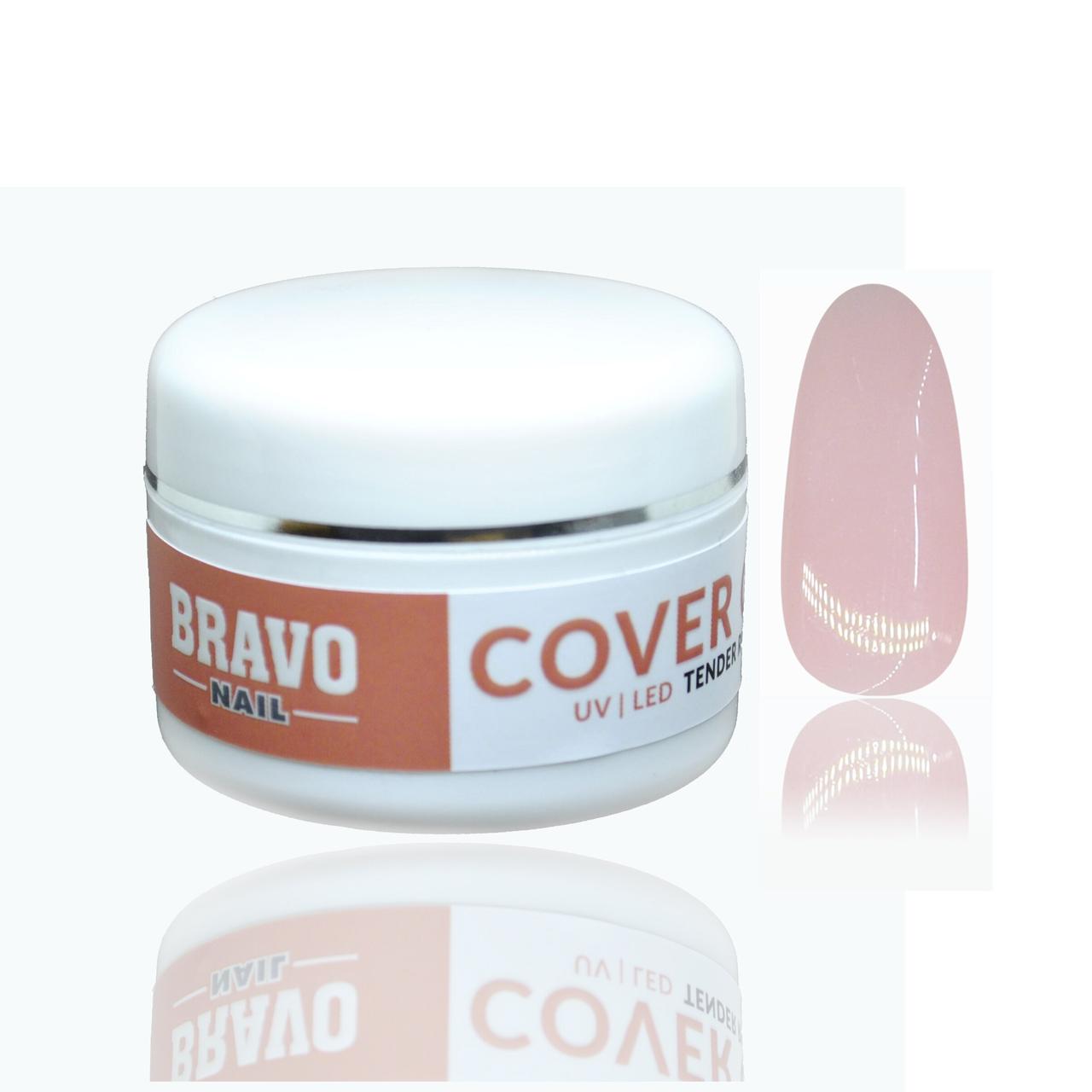 Гель камуфлюючий  Bravo Cover Gel Tender Rose 15мл