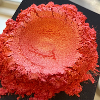 Перламутровый пигмент Кораллово-красный 10-60 мкм 50 г
