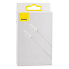 Кабель Baseus Dynamic Series Fast Charging Data Cable Type-C to Type-C 100W 1m CALD000202 White, фото 7