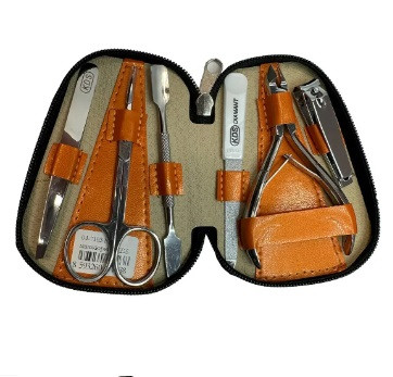 Манікюрний набір KDS 04-7103, 6 предметів, набір для манікюру кусачки ножиці пінцет пилочка, фото 1