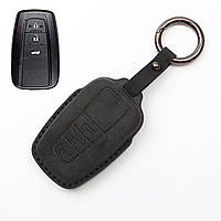 Чохол з алькантари для ключа TOYOTA Land Cruiser, Prado, Tundra, Camry, CH-R, Avalon, Prius, Corolla, Sequoia