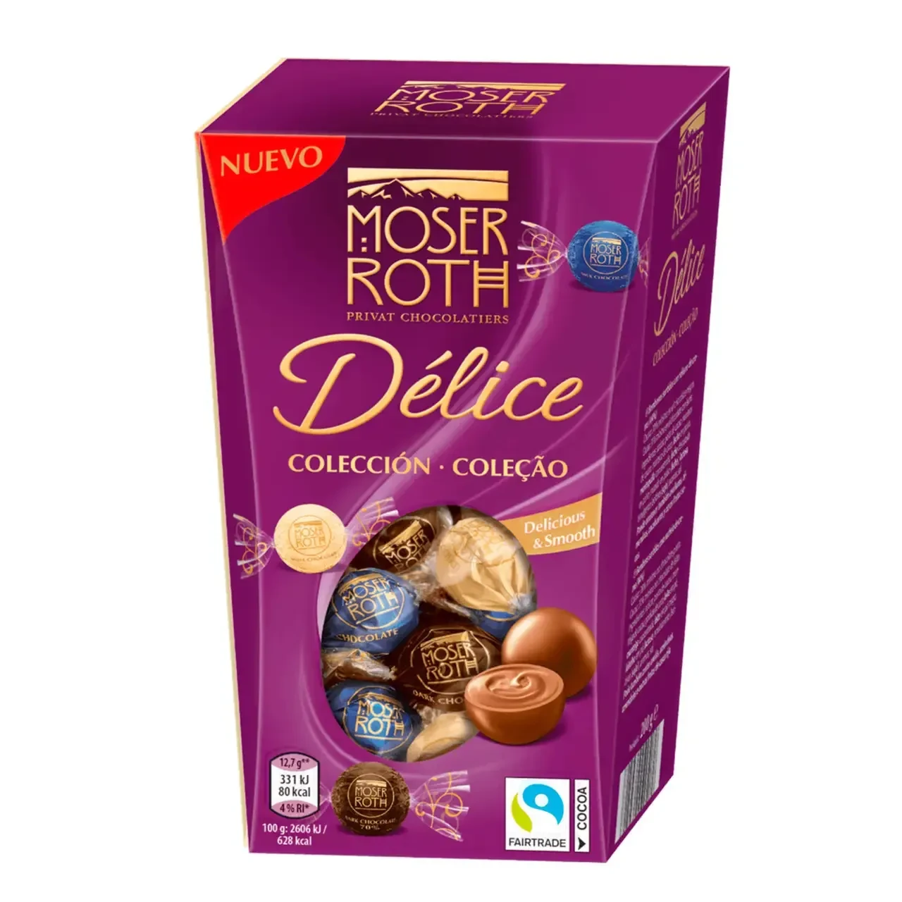Шоколадні цукерки асорті Delice Moser Roth 200g . Німеччина