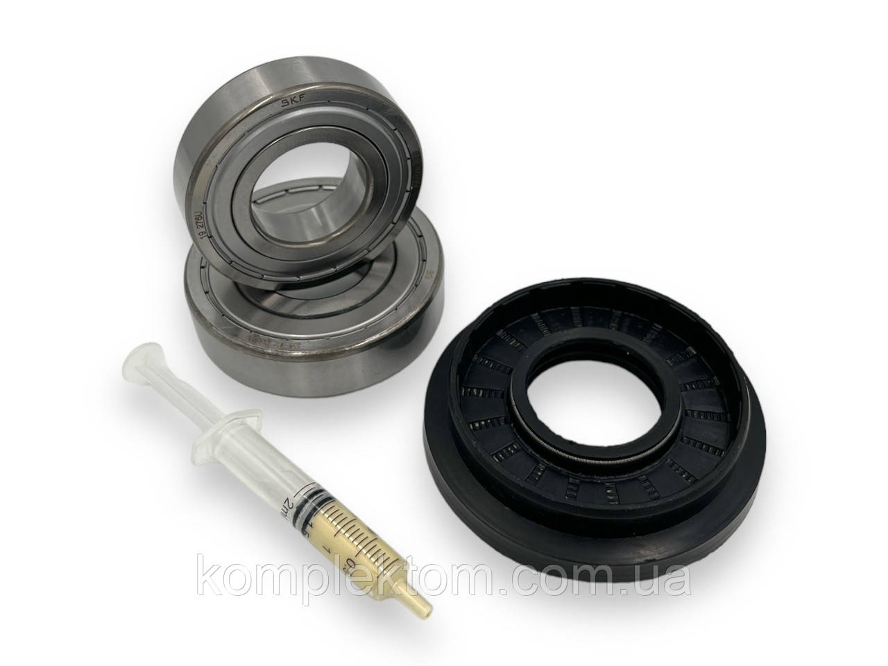 Комплект підшипників SKF і сальник для пральної машини Bosch (6206+6306 І 35*72/84*11/18)