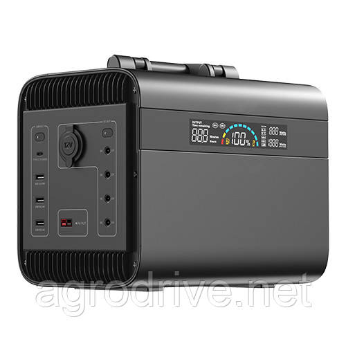 Портативна зарядна станція 1000W/2000W (Max) LiFePO4, 220 V PROTESTER PRO-PS1000D