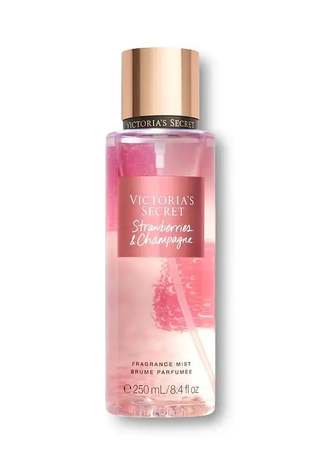 Спрей для тела парфюмированный Victoria's Secret Strawberries & Champagne 250 мл - фото 1 - id-p2022686150