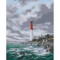 Морской маяк. Пейзаж 40*50 см Картина по номерам Art Craft 10582-AC
