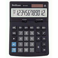 Калькулятор 12 розрядний 123x171x31 мм Brilliant BS-222N