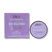 ZOLA x Viktorina Vika BB Blond Powder - пудра осветляющая фиолетовая для бровей, 10 г
