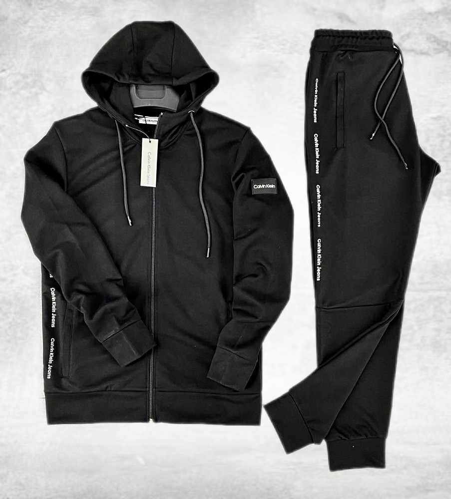 Чоловічий спортивний костюм Calvin Klein 22037 чорний L, фото 1