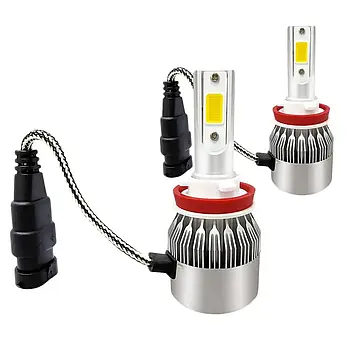 Комплект автомобільних LED ламп C6 H11 на 12В
