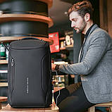Рюкзак для ноутбука 17.3 дюйма Mark Ryden MR9031YSJ водостійкий з трьома відділеннями (Чорний), фото 9