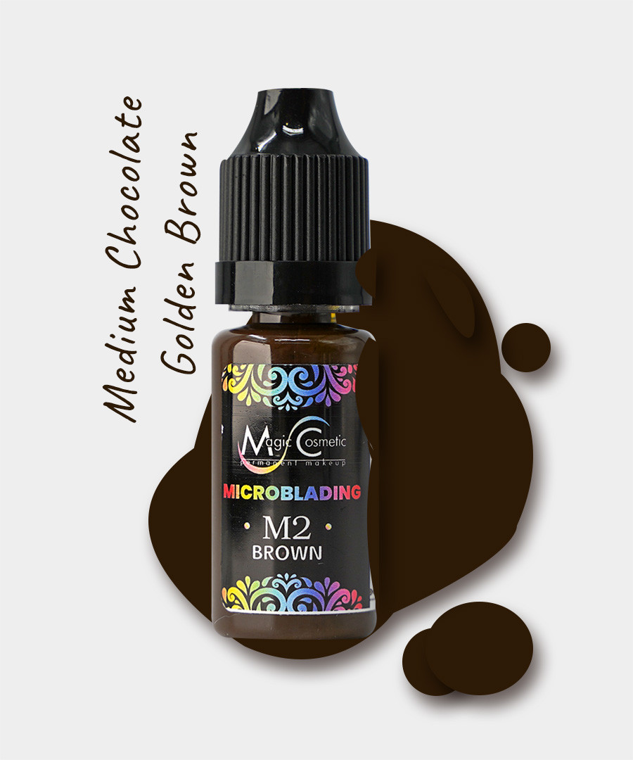 Пігмент для татуажу брів Magic Cosmetic Brown M2, 10 мл