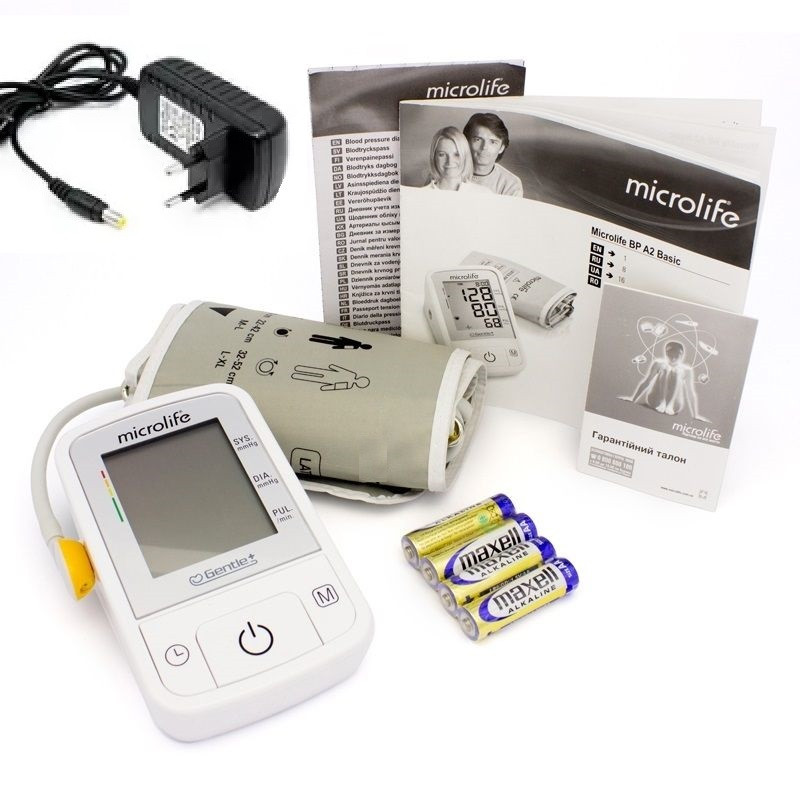 Тонометр Microlife BP A2 Basic + манжета LUX 22-42см + мережевий ...