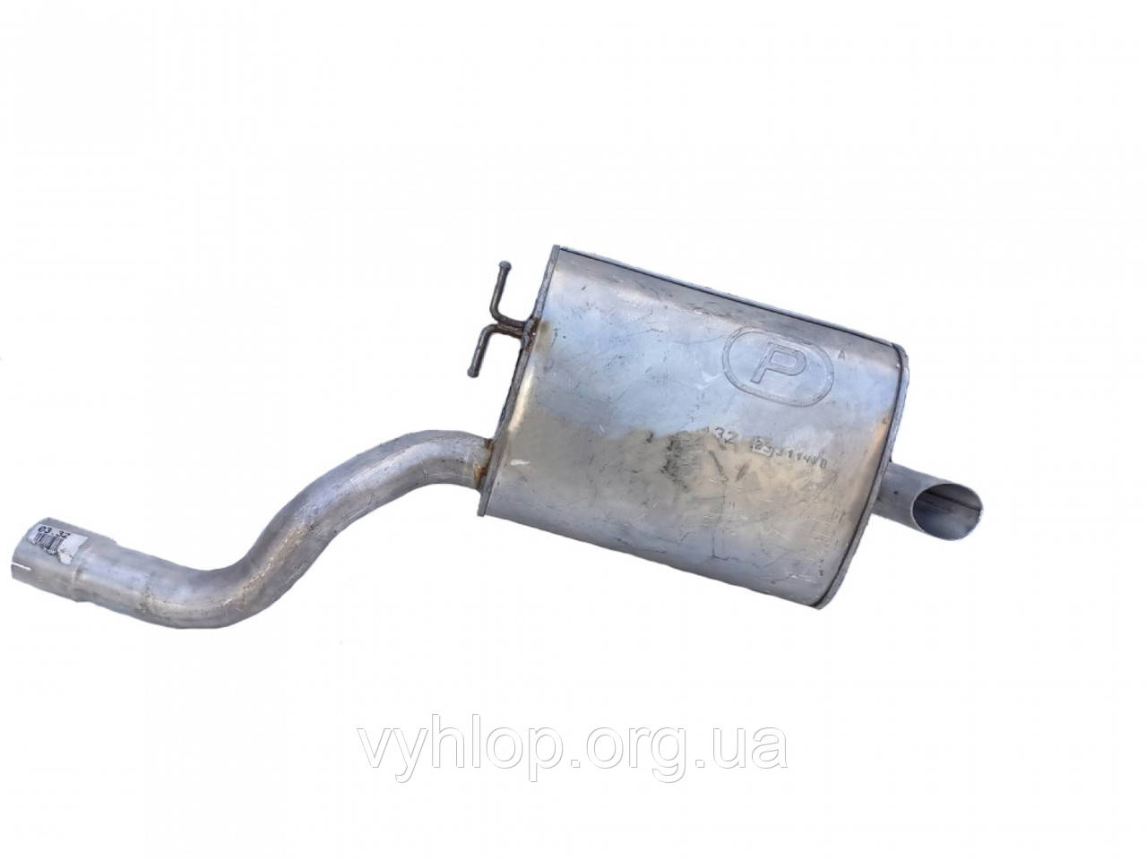 Глушник BMW 5 Е39 520i/523і/525i/528і/530i 98-03 (03.32) Polmostrow алюминизированный