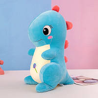Плюшевая игрушка милый дракон (динозавр) голубой 80 см
