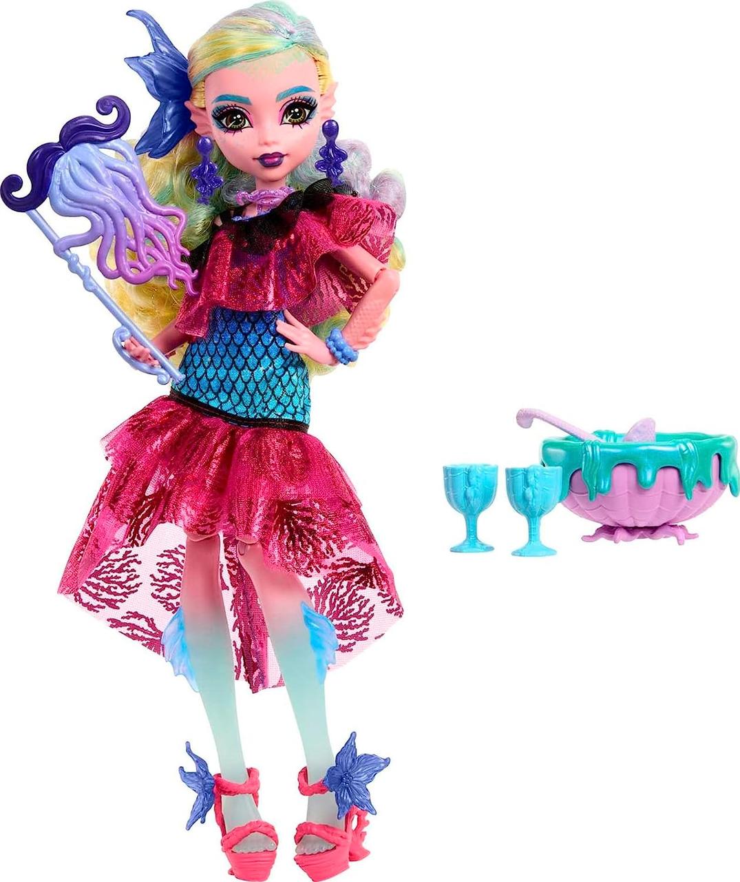 Лялька Монстер Хай Лагуна Блю Бал монстрів Monster High Lagoona Blue Monster Ball Party Mattel HNF71