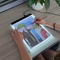 Световой планшет Manturinni A5 с LED-подсветкой, планшет для рисования детский SCC