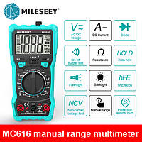 Электронный тестер мультиметр Mileseey MC616 NCV SCC