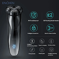 Бритва для бороды Xiaomi Enchen BlackStone 3 IPX7 Electric Shaver Black SCC