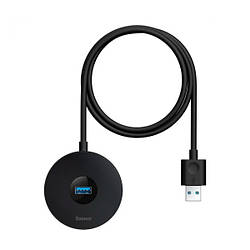 USB-хаб Baseus Round Box USB3.0x1 + USB2.0x2 Black (CAHUB-U01)