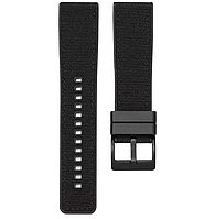 Ремешок каучук + ткань для Huawei Watch GT 2 46 мм / GT2 Pro / GT 2e / Watch 3 / Watch 3 Pro Черный черная