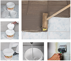 Грунтовка адгезійна контактна та емульсія з кварцовим піском