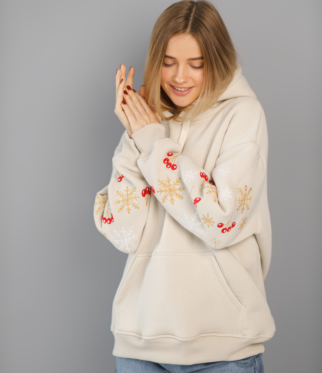 Худі з вишивкою Зима, фото 1