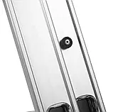 Драбина алюмінієва 3-секційна Квітка PRO (3х9 щаблів) (110-9309), фото 3