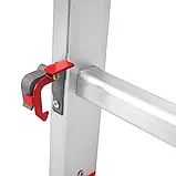 Драбина алюмінієва 3-секційна Квітка PRO (3х9 щаблів) (110-9309), фото 4