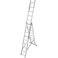 Лестница универсальная 3-секционная KRAUSE Tribilo (3х9 ступенек) (129673)