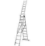 Драбина алюмінієва 3-секційна LADDER STANDARD (3х7 щаблів) (190-9307), фото 7