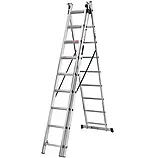 Драбина алюмінієва 3-секційна LADDER STANDARD (3х11 щаблів) (190-9311), фото 9