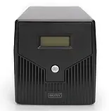 Лінійно-інтерактивне ДБЖ Digitus Line-Interactive 1500VA/900W LCD 4xSchuko RJ45 RS232 USB DN-17007, фото 3