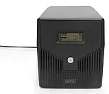 Лінійно-інтерактивне ДБЖ Digitus Line-Interactive 1500VA/900W LCD 4xSchuko RJ45 RS232 USB DN-17007, фото 4