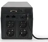 Лінійно-інтерактивне ДБЖ Digitus Line-Interactive 1500VA/900W LCD 4xSchuko RJ45 RS232 USB DN-17007, фото 5